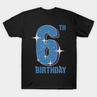 6th birthday for boys T-Shirt